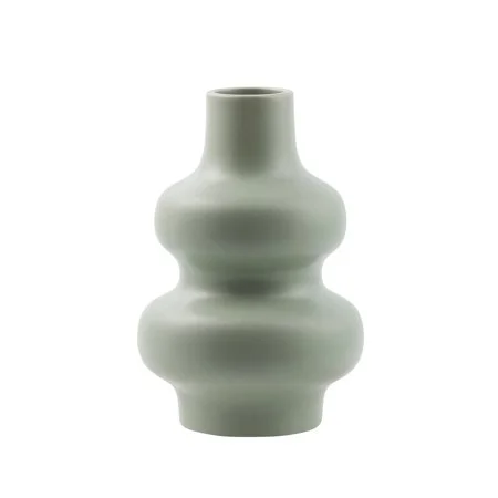 Ceramic Bubble Vase in Sage Green