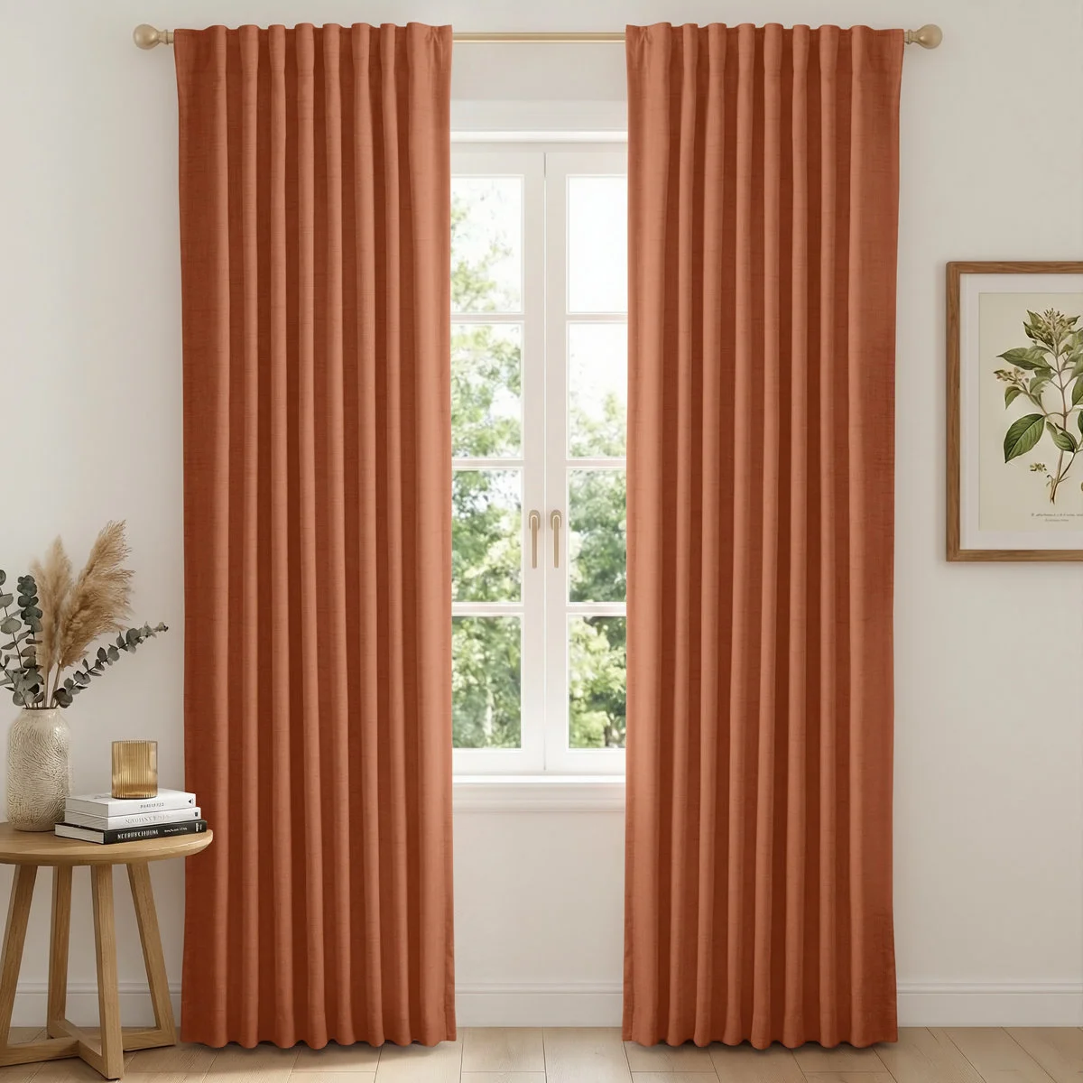 Burnt Orange Curtains