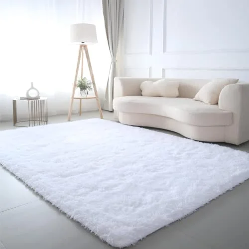 Caiyuecs Ultra Soft Shag Area Rug for Indoor