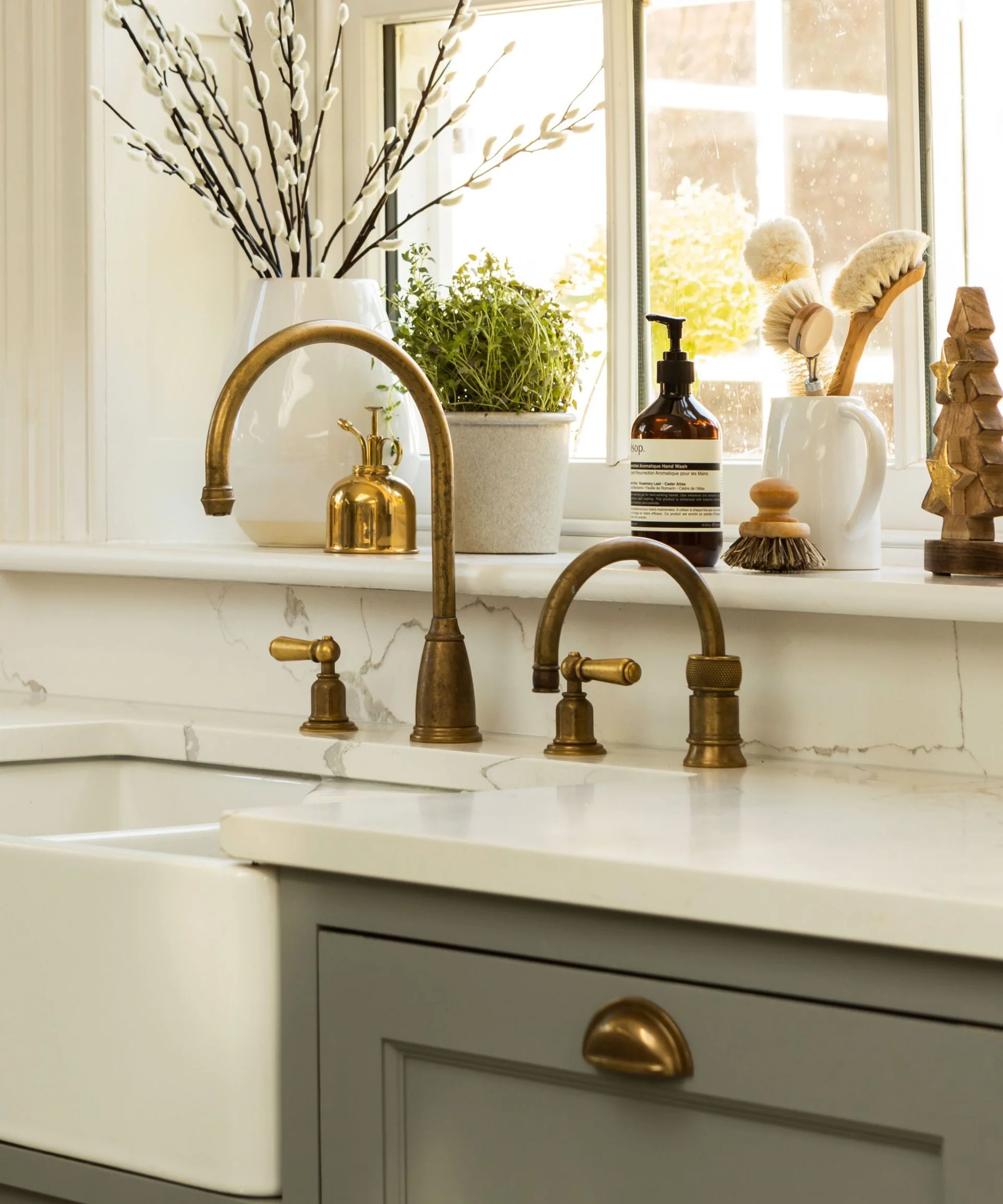 Brass taps