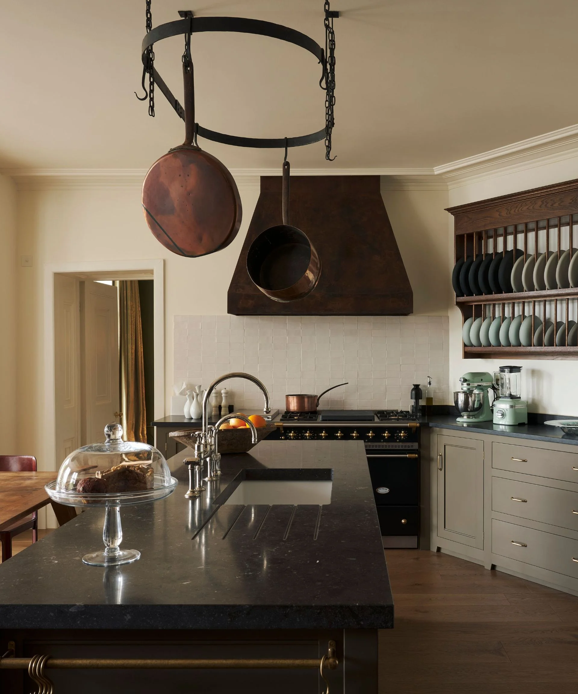 Hanging pots and pans