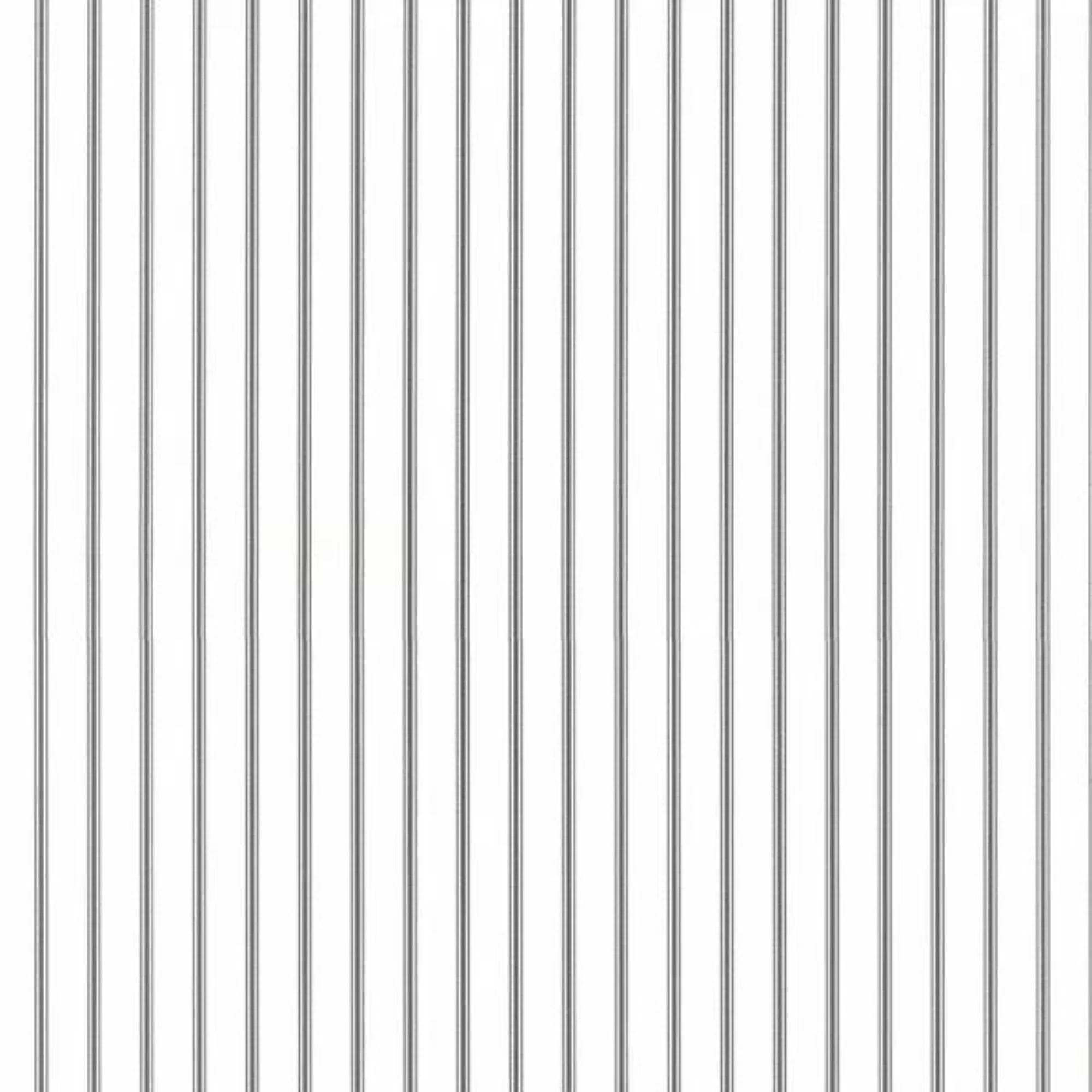 A square of black and white pinstripe wallpaper