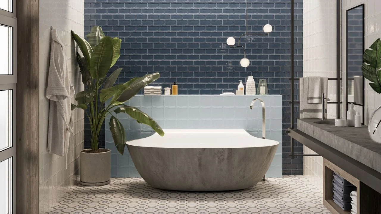 Transform Your Bathroom with Serene Blue and Gray Color Combinations