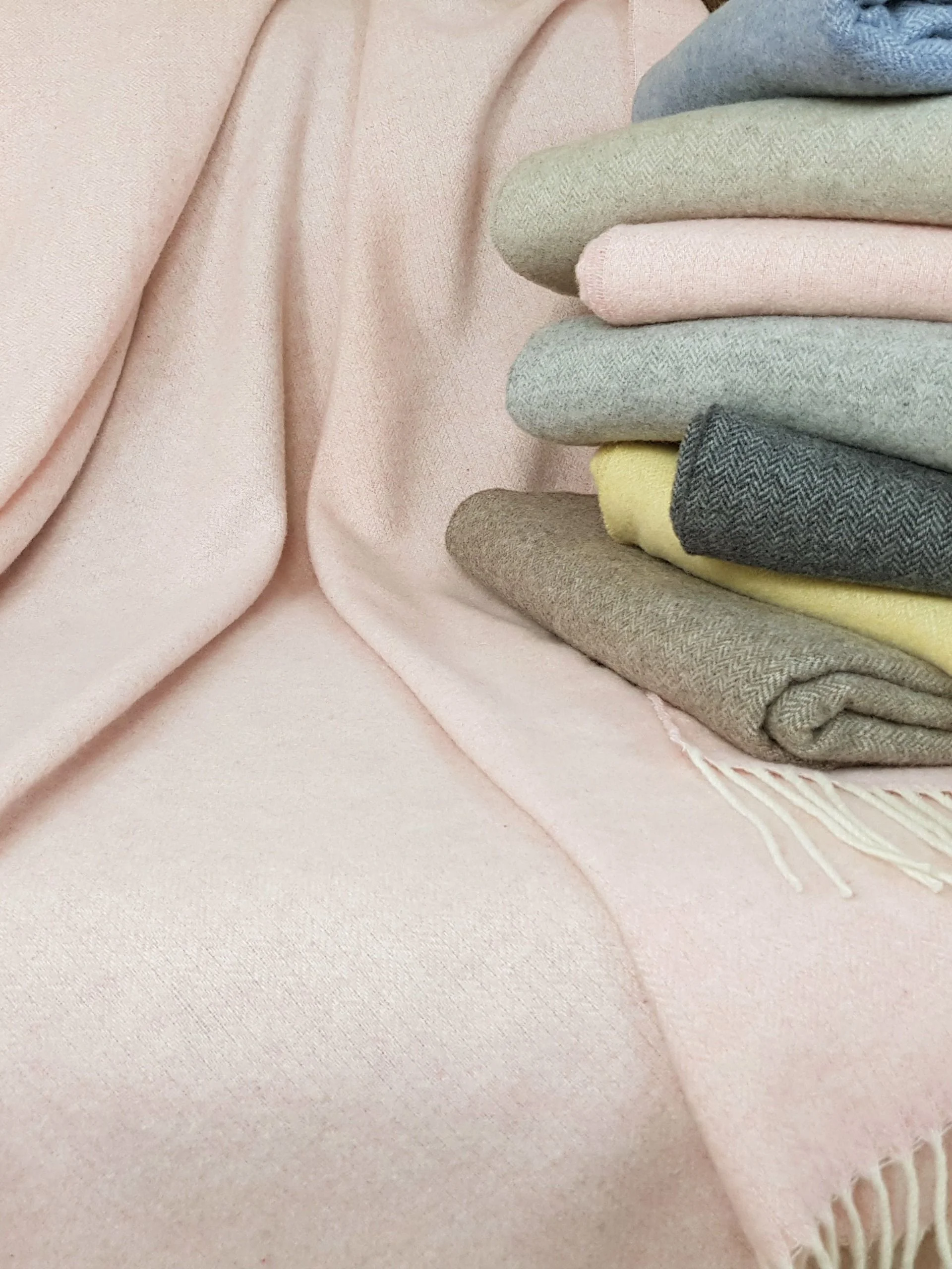 Wool Throw Faro With Cashmere