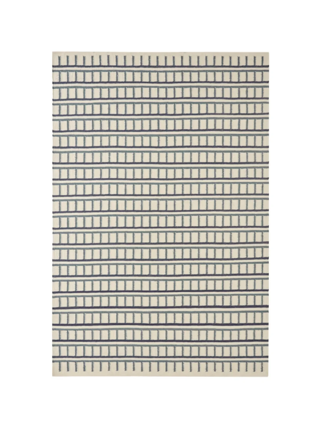 Loaf, Reely Wool Rug - 140cm X 200cm - Deckchair and Ink Blot Blue