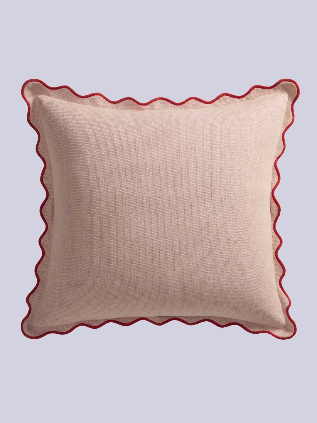DUSK, Linen Blend Scallop Edge Cushion Cover