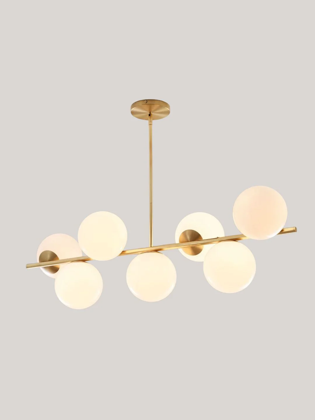 West Elm, Sphere & Stem 7-Light Semi-Flush Mount