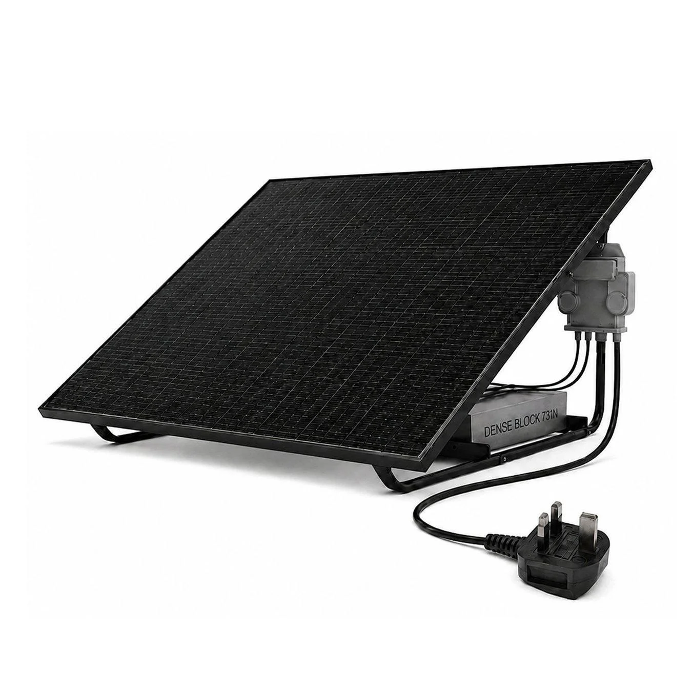 460w Plug-In Solar Pro Compact Ground Mount (apsystems Ez1-M, 1x 460w Panel) - One Colour