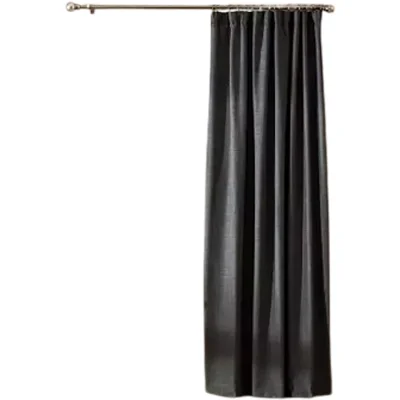 dark grey thermal door curtain