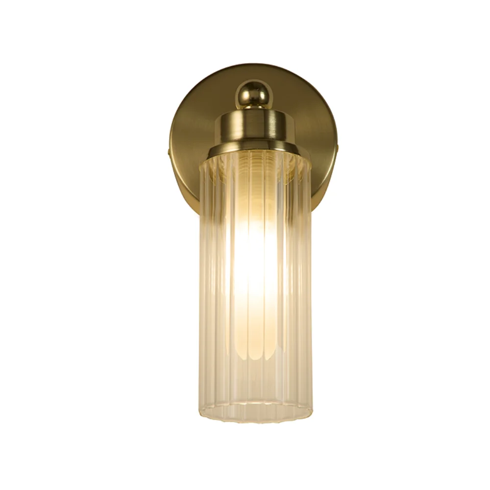 Victorian Plumbing, Ribbed Glass Wall Light