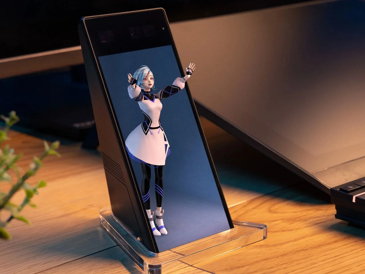 Sony puts a glass-free 3D anime display on your desk with ELF-MN1