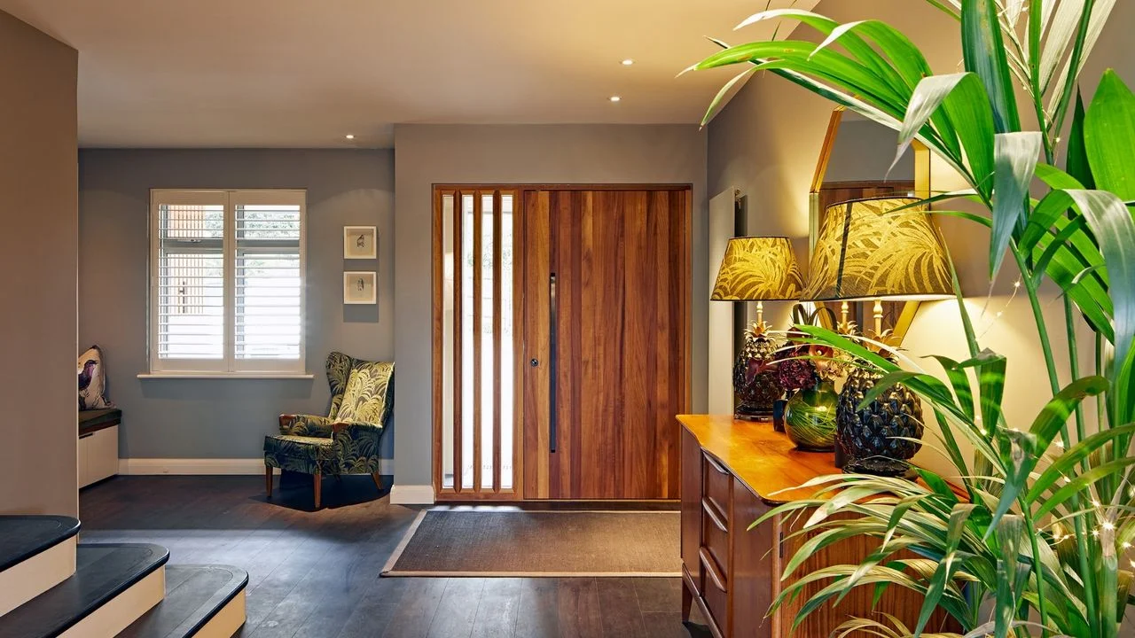 Transforming Open Spaces: Creating a Welcoming Entry Without a Traditional Hallway