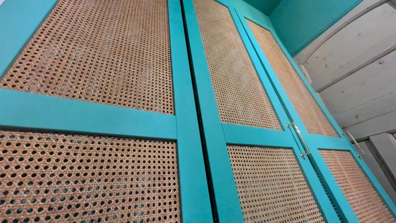 Transform Your Cupboard Doors with Cane Webbing: A DIY Guide