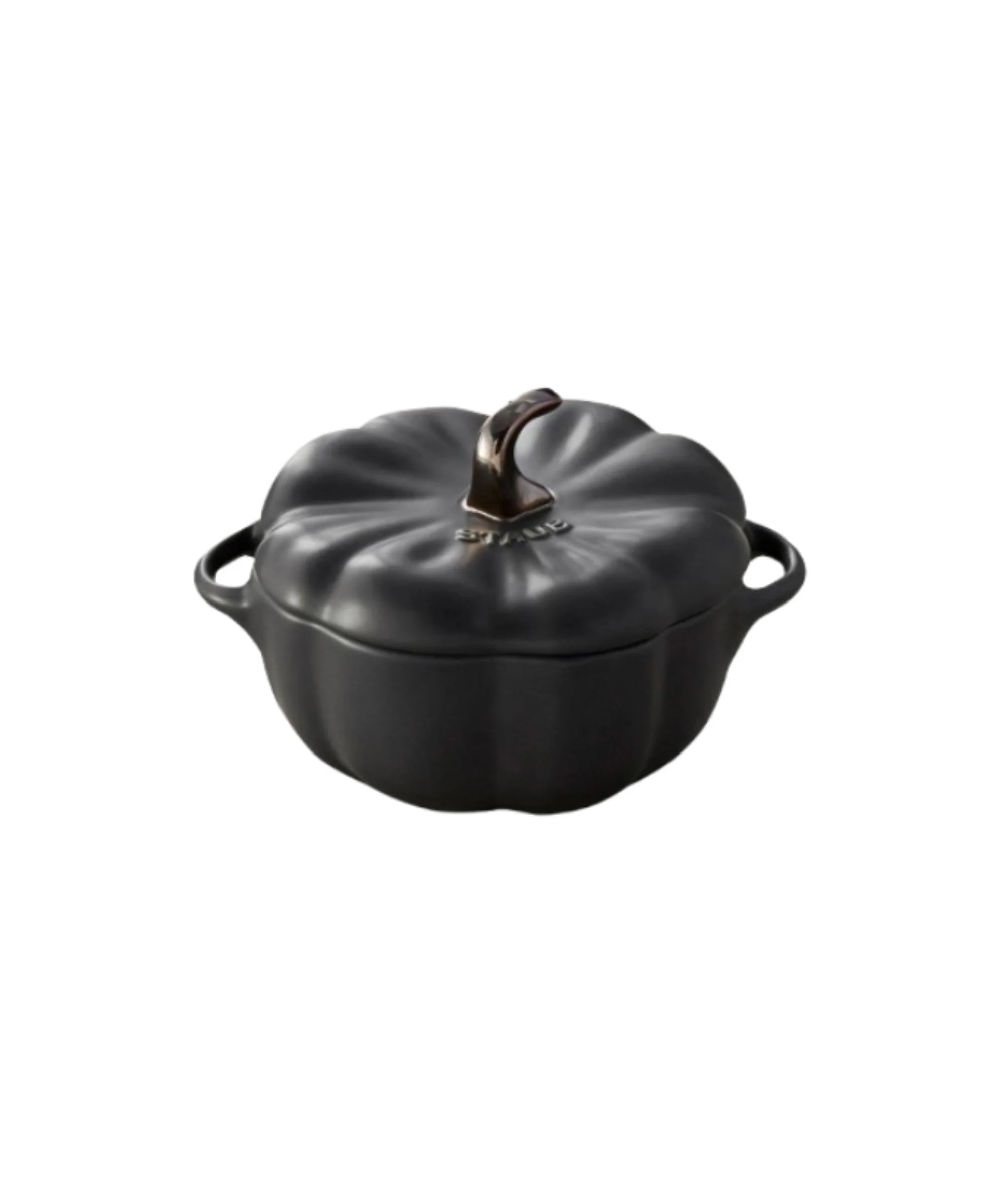 A black pumpkin cocotte