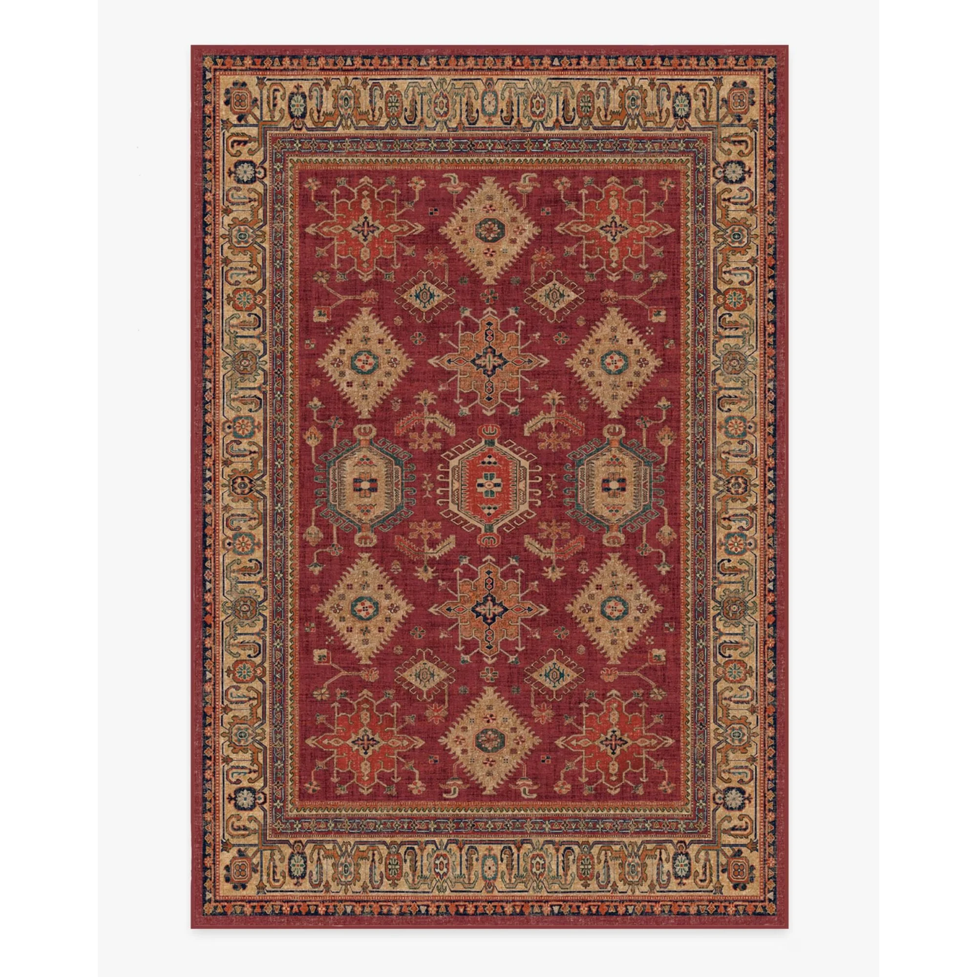 ruggable cambria red rug