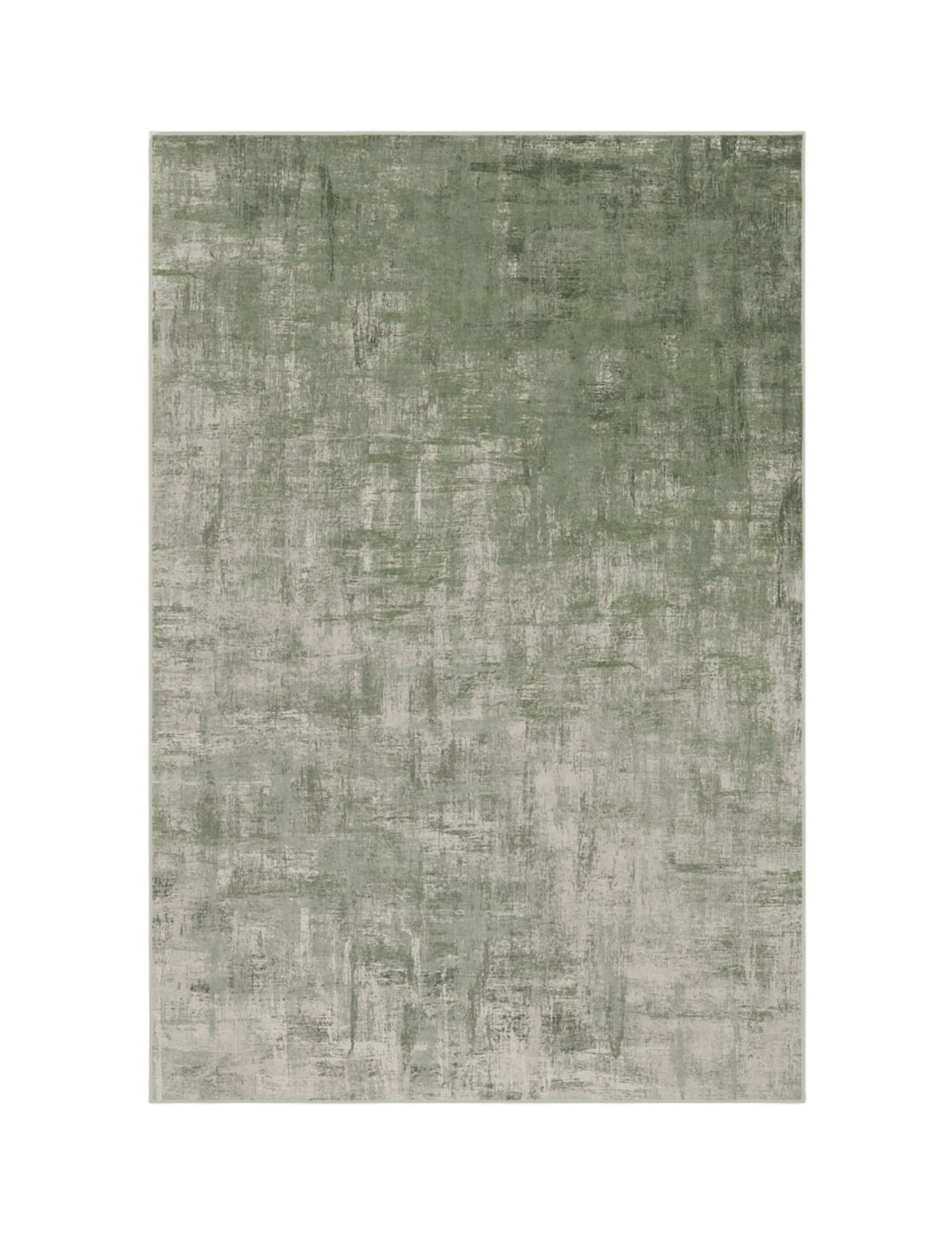 Sage green rectangular rug