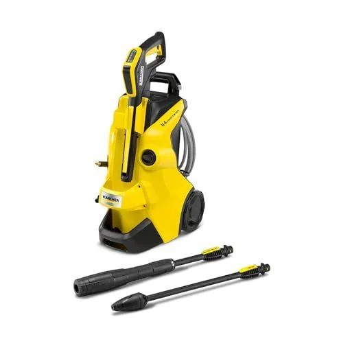 Kärcher K 4 Power Control Flex Pressure Washer, Max. 130 Bar, flow Rate: 420 L/h, area Coverage: 30 M²/h, water Filter, weight: 11.5 Kg, High-Pressure Hose, dirt Blaster, spray Lance, standard, yellow/black...