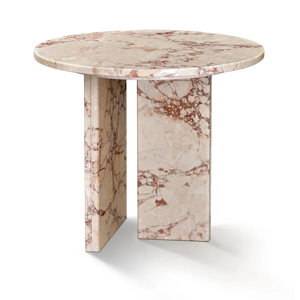 Wrought Studio™ Pink Natural Marble Coffee Table