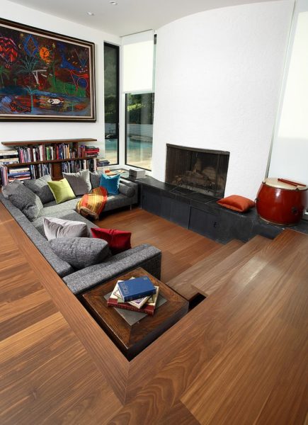 conversation pit living room on 11 Unique Cool Sunken Living Room Ideas For Your Dreamed House