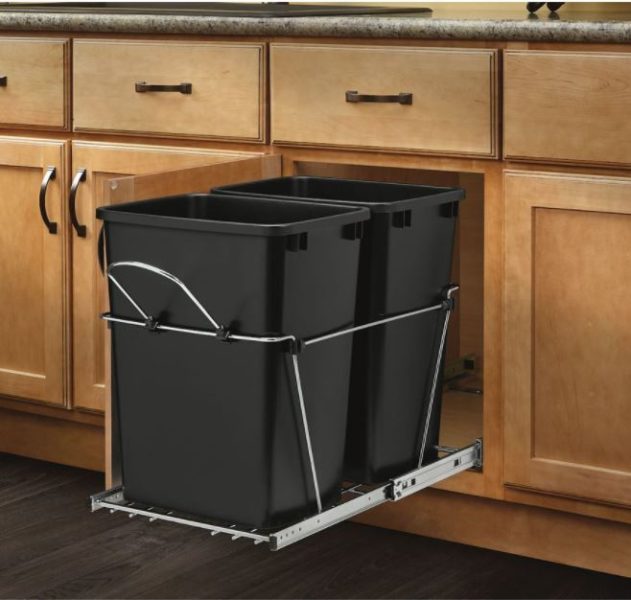 30 Unique Undersink Trash Can Ideas, Pictures, Remodel and ...