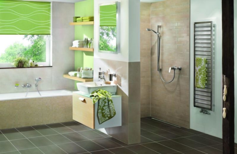 small bathroom with modern decor