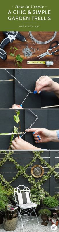garden trellis diy