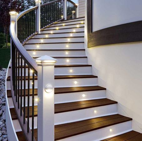 best light for stairwell stairways colour ideas