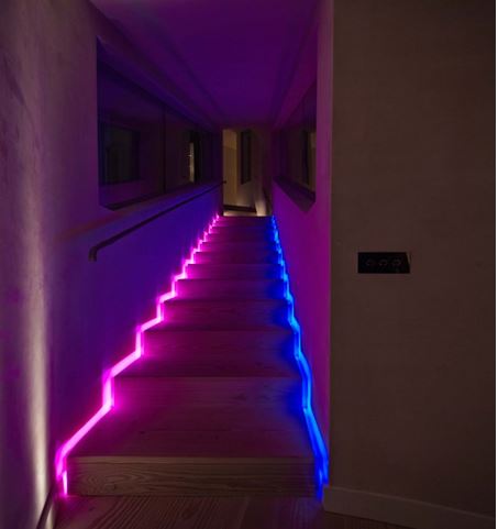 stairway ideas basement best light for stairwell