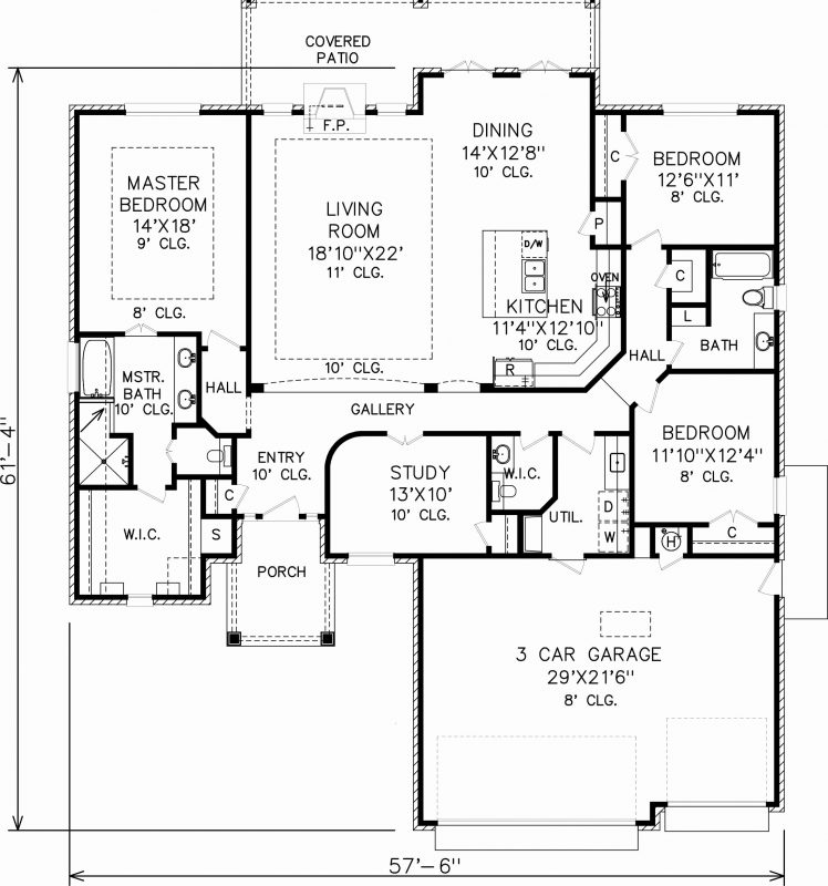 Floor Plans with Garage