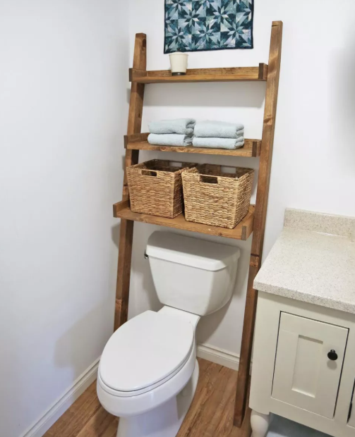 The Ladder for Bathroom Shelf The Ladder