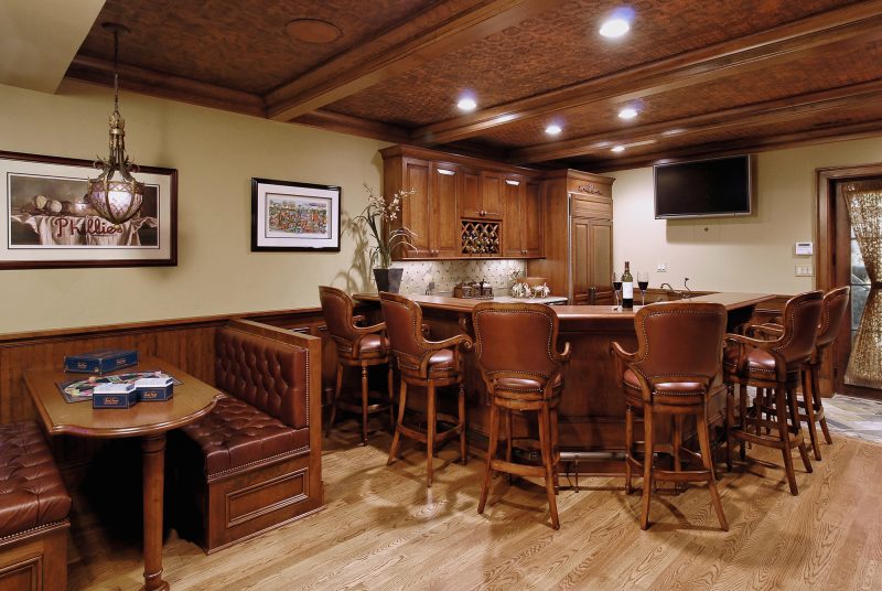 rustic basement ideas