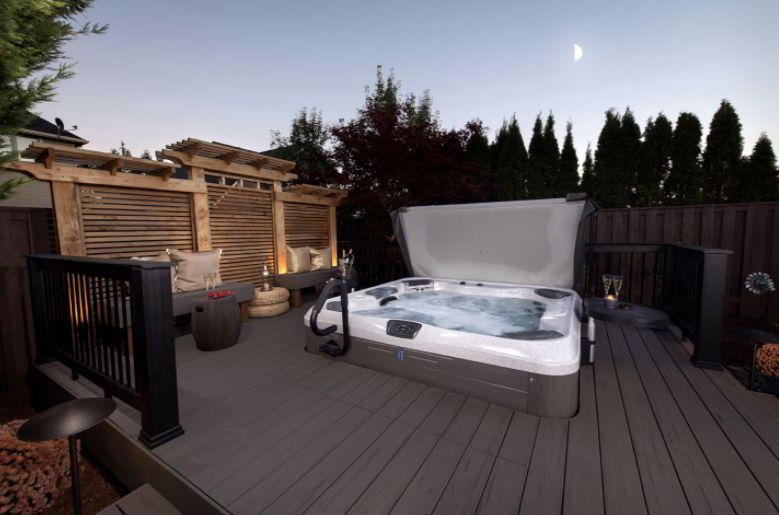 Hot Tub Deck Ideas and Designs Masculine Hot Tub Deck Ideas
