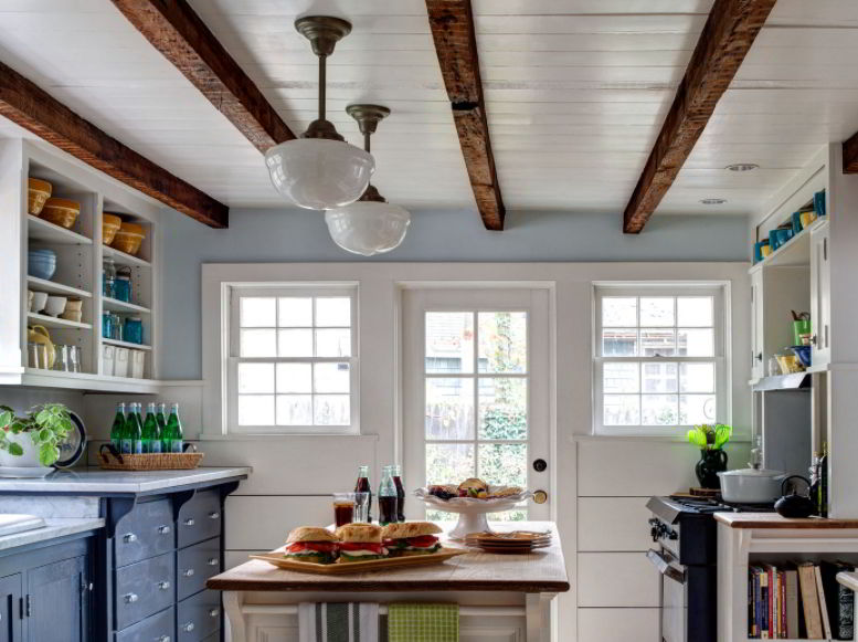 Warm Character of Beamed Ceiling