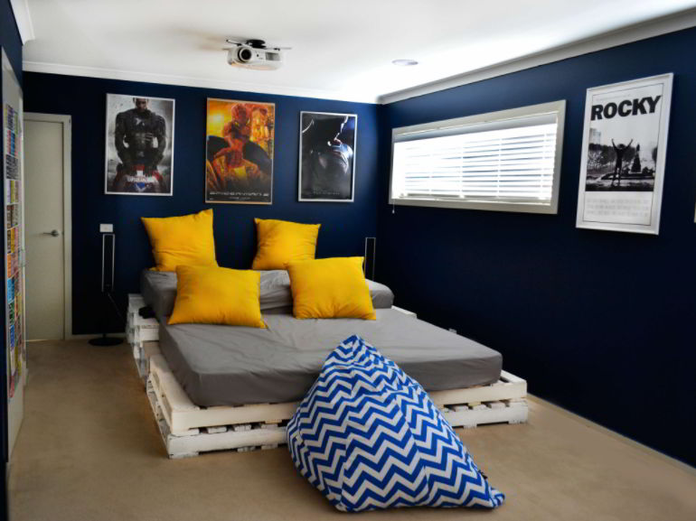 spruce up kid’s multimedia room