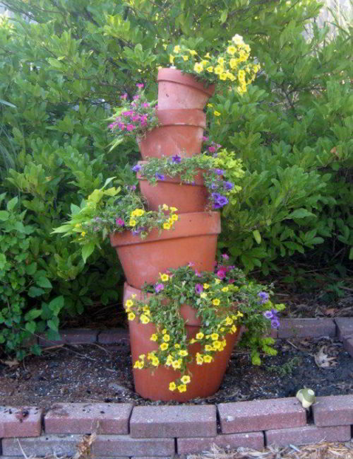 DIY garden tower ideas