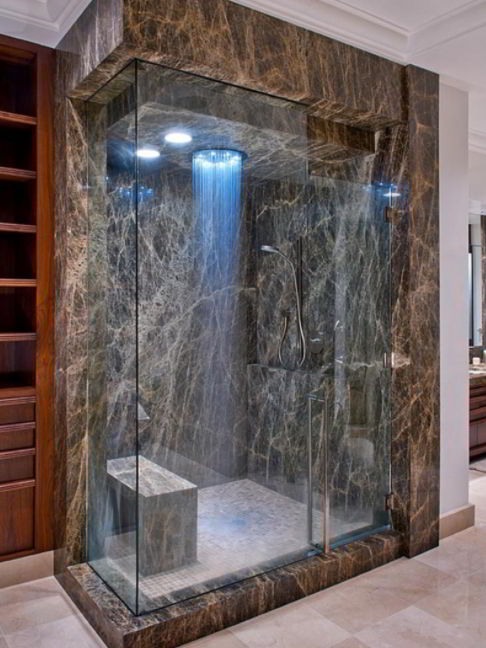 Fresh Rain Shower with Light Effect