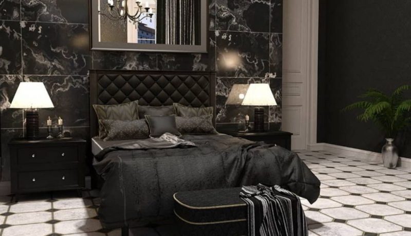 Gothic Master Bedroom with Modern Touch