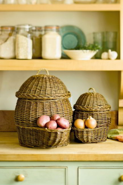 multipurpose wicker basket
