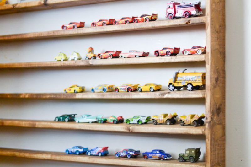 Wall Mounted Toy Car Holder Design