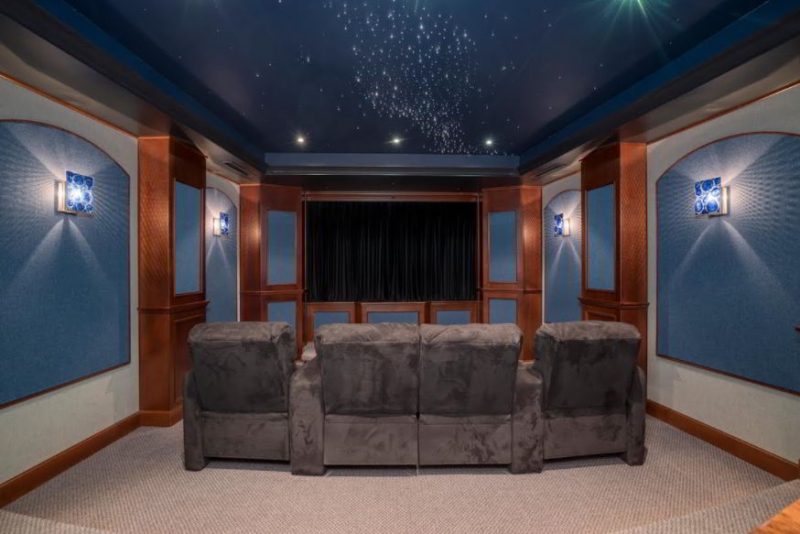 Tray Ceiling with Light Projector