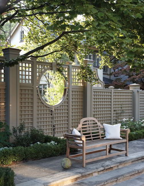 Decorative Privacy Fence