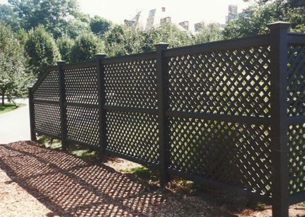 Elegant Black Fence