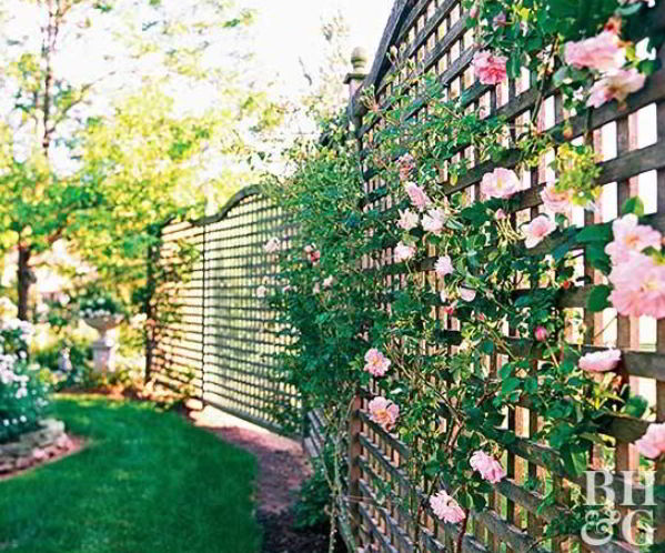 Floral Fence Decoration