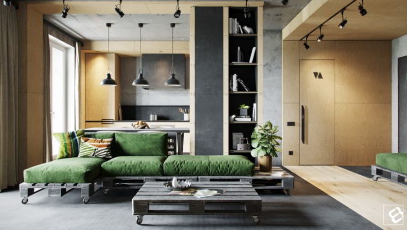 Industrial living room ideas