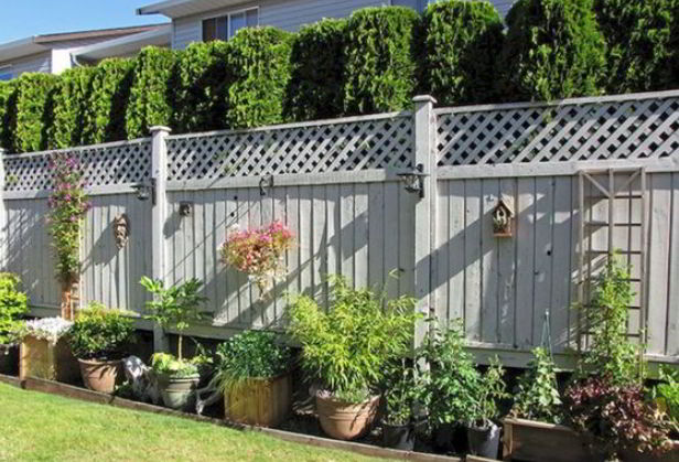 Light Grey Fence Ideas