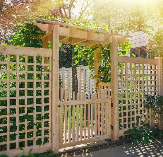 Pergola Gate Fence Design