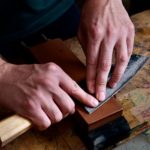 how to clean a sharpening stone