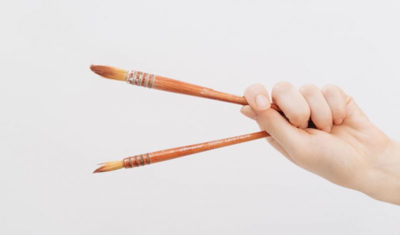 how to clean acrylic paint brushes