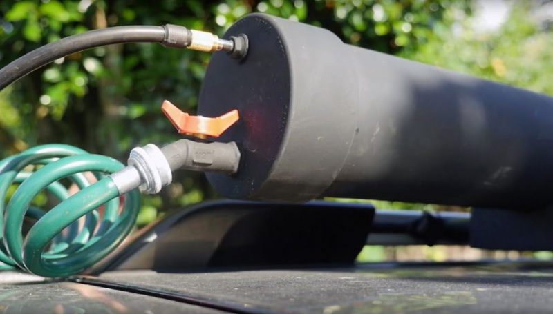 Solar Shower for the Outdoor Person