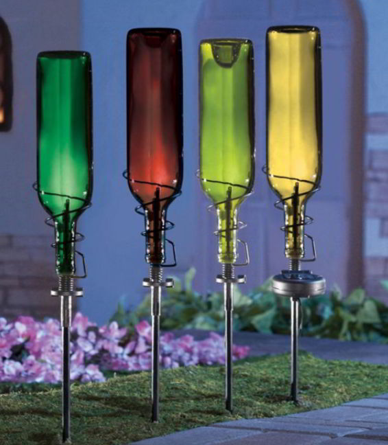 Colorful Bottles for Solar Light